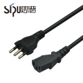 SIPU de alta calidad cable de alimentación de Italia tipos de cable de alimentación del ordenador mejor precio de cable eléctrico de cobre